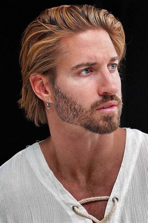 long slicked back hairstyles men.